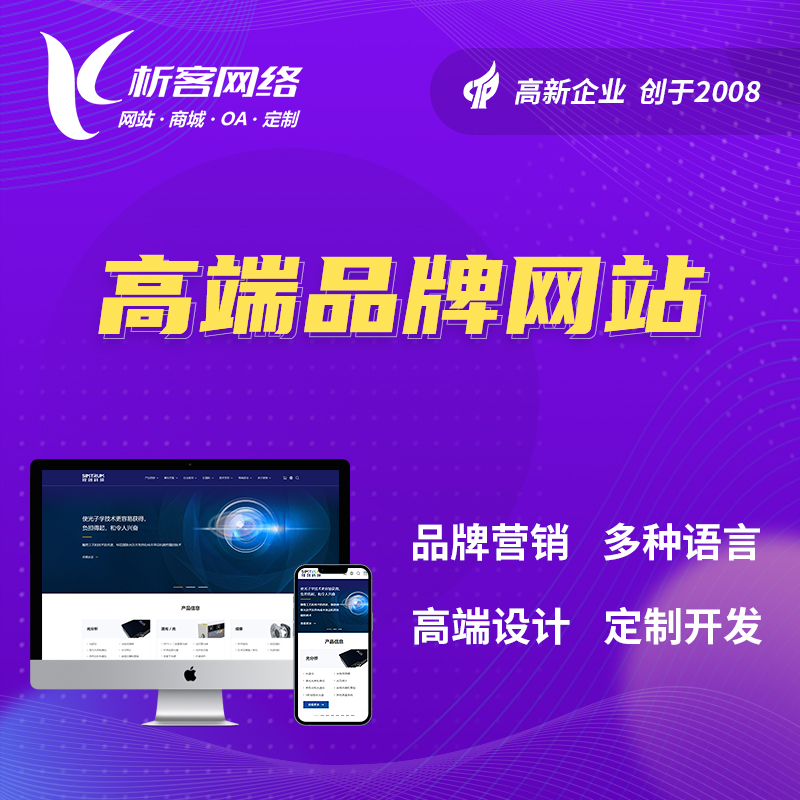 重庆高端品牌网站